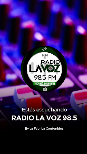 LA VOZ 98.5 RADIO FM ITUZAINGÓ Screenshot 1