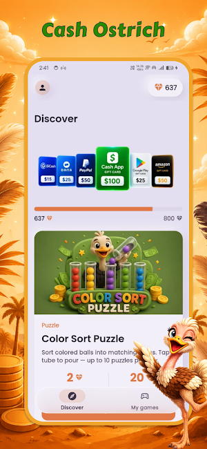 Cash Ostrich - Earn Rewards Screenshot 0