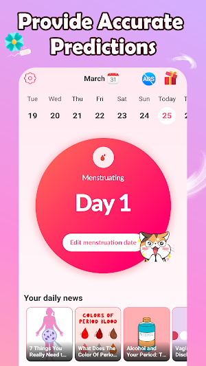 Lia Period Tracker & Pregnancy Screenshot 0