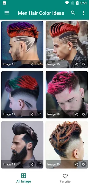Men Hair Color Ideas Screenshot 1