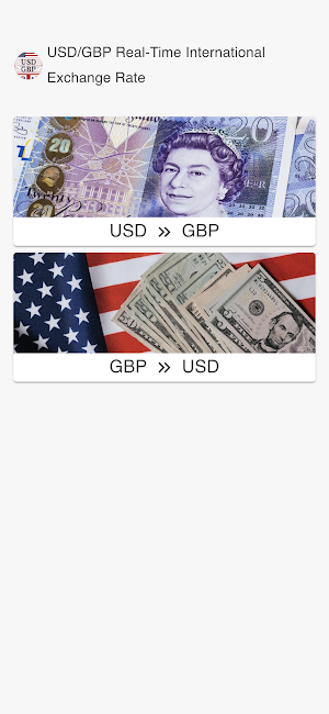 USD to GBP Screenshot 0