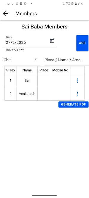 Chit Fund Screenshot 2