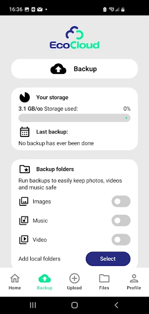 EcoCloud Screenshot 2