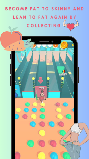 Fat to Fit Race– Body Race 3D Screenshot 2