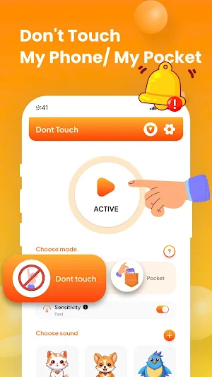 Anti-thef : Dont Touch Phone Screenshot 0