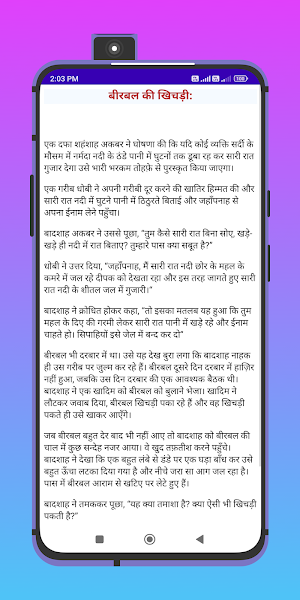 अकबर बीरबल की कहानियां - हिंदी Screenshot 2