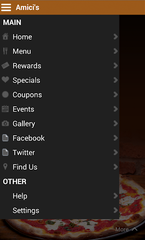 Amici's Pizzeria Restaurant Screenshot 1