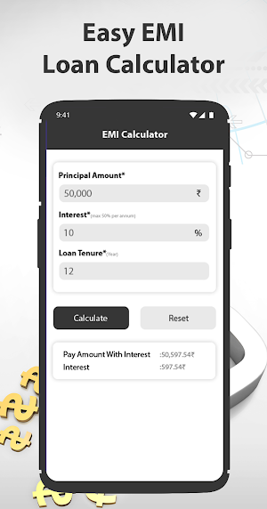 Easy EMI Loan Calculator Screenshot 3