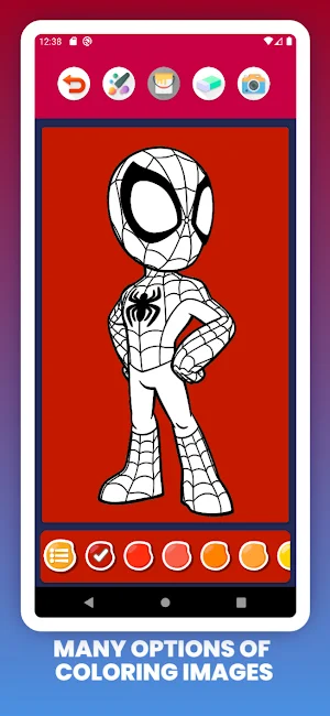 Spidey Friends Coloring Book Screenshot 3