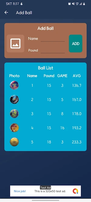 Bowling Score Screenshot 2