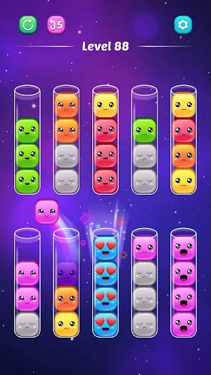 Sort Jellies - Color Puzzle Screenshot 3