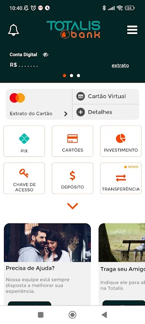 Totalis Bank Screenshot 3