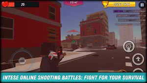 Pixel Block Battle Gun 3D FPS Screenshot 2