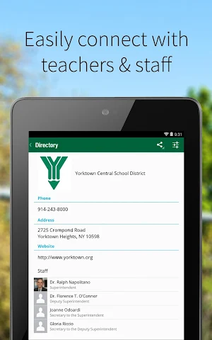 Yorktown Central Schools Screenshot 1