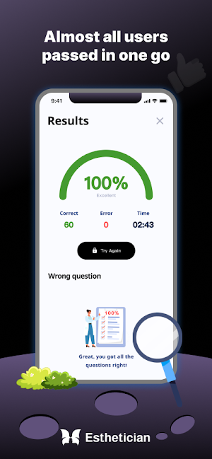 Esthetician Exam Center Screenshot 3
