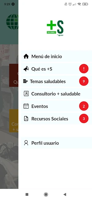 Más Saludable FSFE Screenshot 1