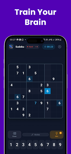 Sudoku Daily Puzzle Game Screenshot 1