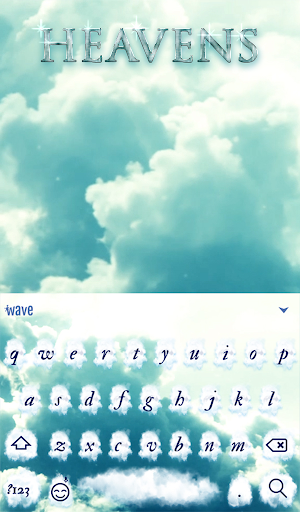 Heavens Animated Keyboard + Live Wallpaper Screenshot 1