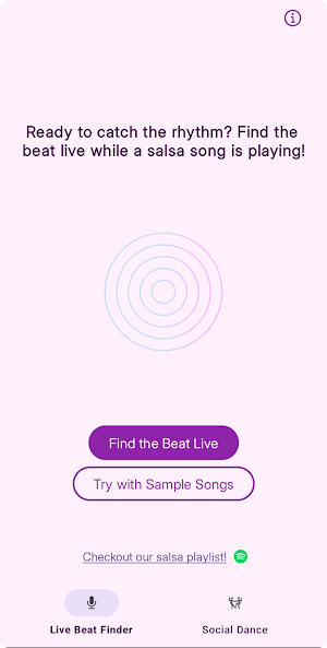 Dancetime - Salsa Beat Finder Screenshot 0