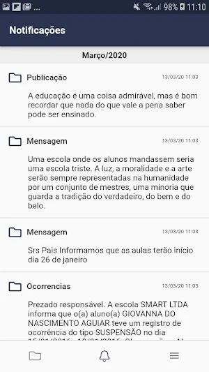 Agenda Virtual Vitória Régia Screenshot 3