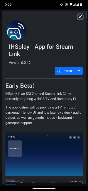 webOS Dev Manager Screenshot 1