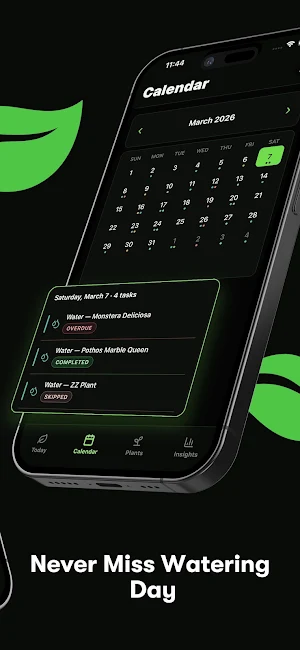 PlantCal: Plant Care Calendar Screenshot 1