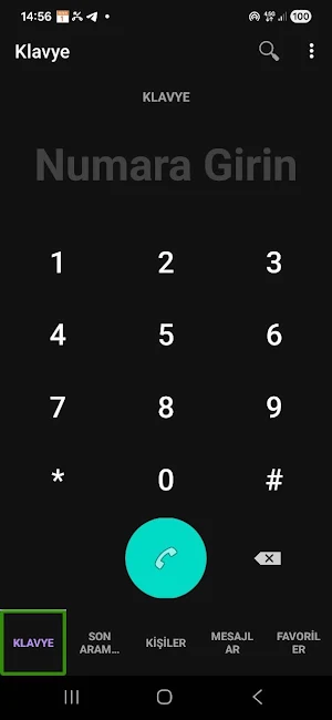 erişile bilir telefon ve sms Screenshot 0