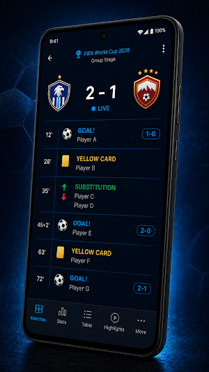Live Football Score: Streaming Screenshot 3