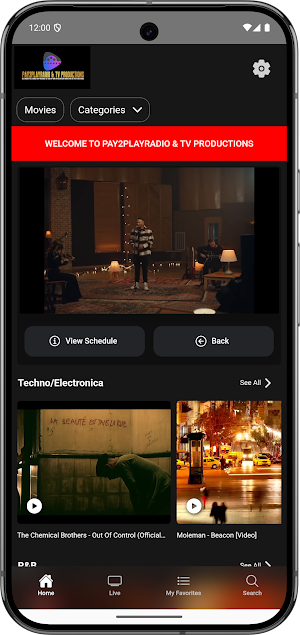 PAY2PLAYRADIO & TV PRODUCTIONS Screenshot 0