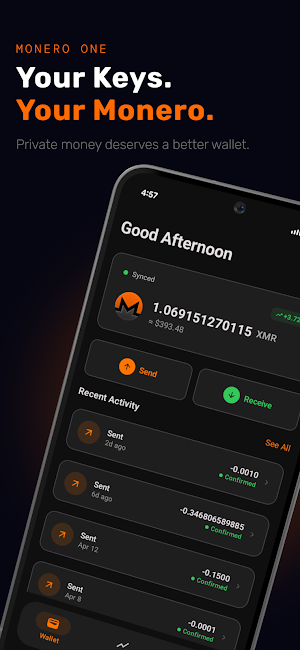 Monero One Screenshot 0