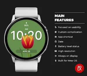 Tulip Ultra Watch Face Screenshot 1