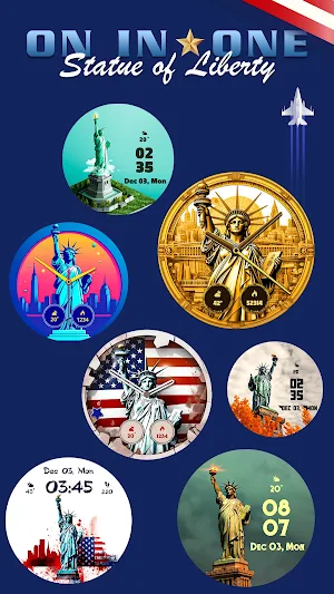 Statue of Liberty Watch Face Screenshot 3