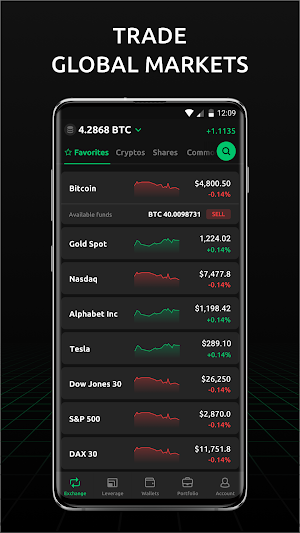 Currency.com Exchange Screenshot 0