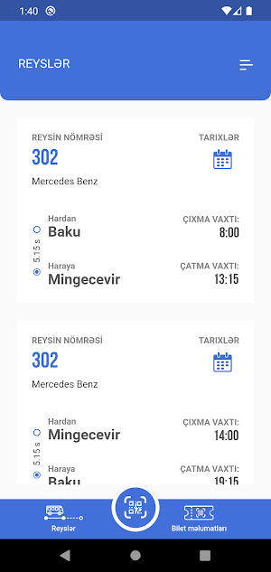 Biletim Driver Screenshot 1