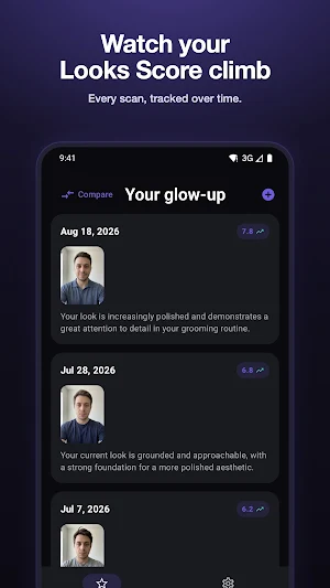 LooksGauge: AI Glow Up Coach Screenshot 1
