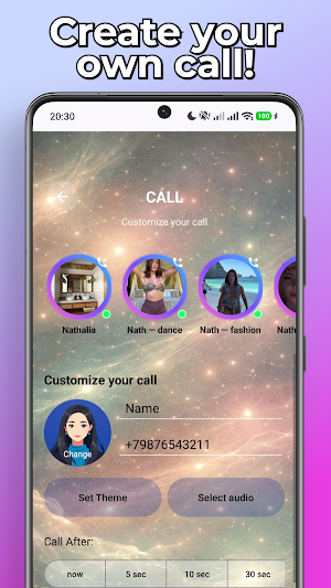 Nathalia Valente Fake Call Screenshot 3
