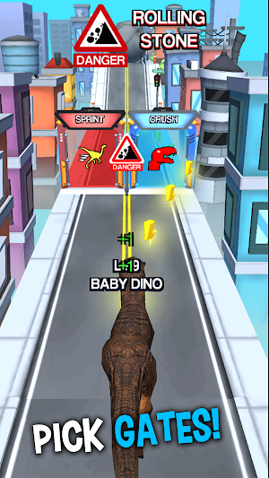 Dino Evolution City Rush Screenshot 1