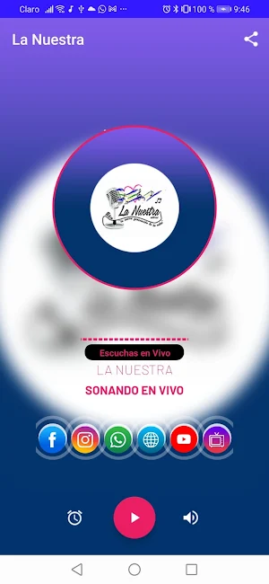 La Nuestra Fm Screenshot 1