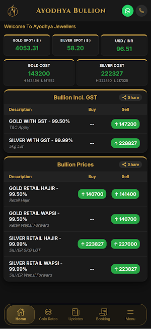 Ayodhya Bullion Screenshot 0