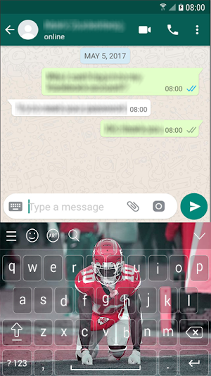 Tyreek Hill Chiefs Keyboard Theme 2020 For Lovers Screenshot 1