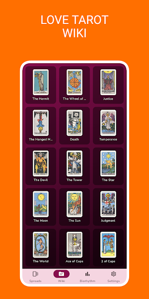 Love tarot reading, tarot card Screenshot 3