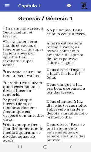 Vulgata paralela (latim / português) Screenshot 1