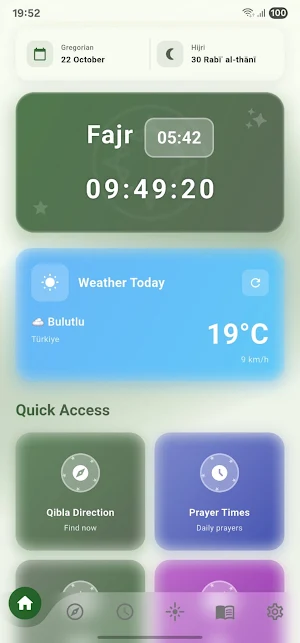 Qibla & Prayer Times Pro Screenshot 0
