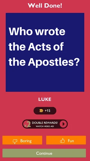 Bible Quiz On Acts Chap 1-14 Screenshot 1