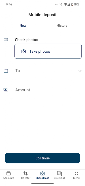 Coast Central Mobile Banking Screenshot 1