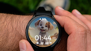 Happy Dog WatchFace Screenshot 0