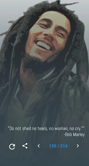 Bob Marley Quotes and Lyrics Screenshot 2