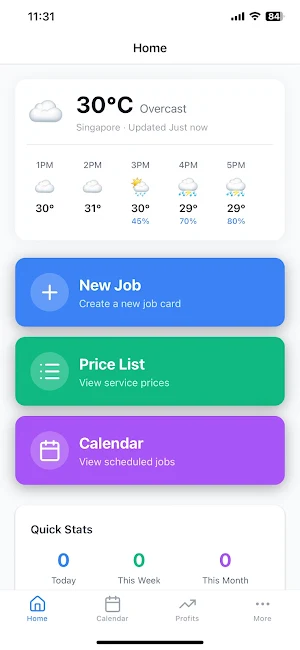 Handyman Job & Invoice Manager Screenshot 2