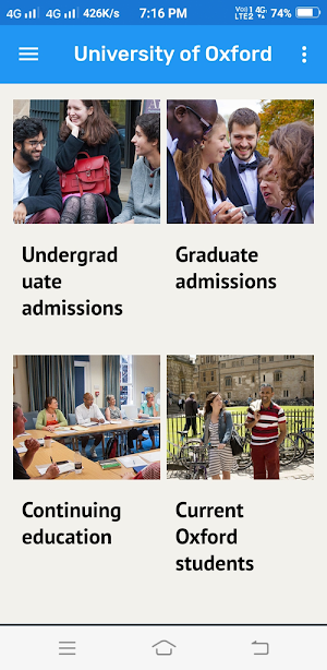 unvirsity of Oxford Screenshot 2