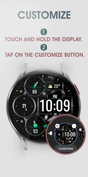 Dream 105 - Digital Watch Face screenshot 5